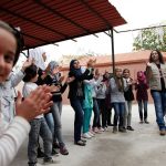 Syrian refugees children