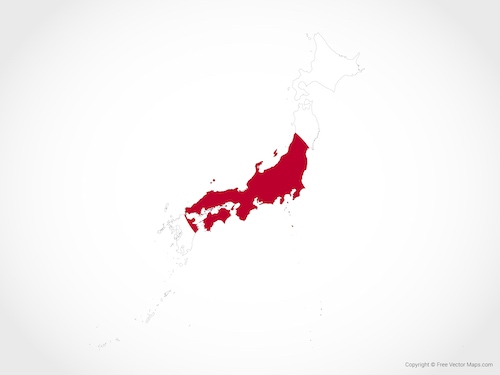 Japan map