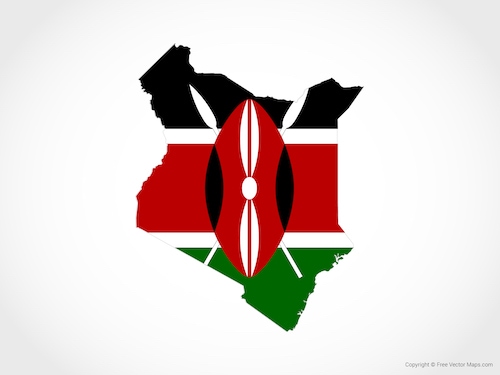 Kenya map