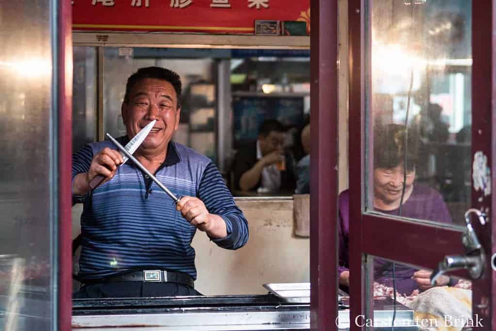 Jiayuguan evening market