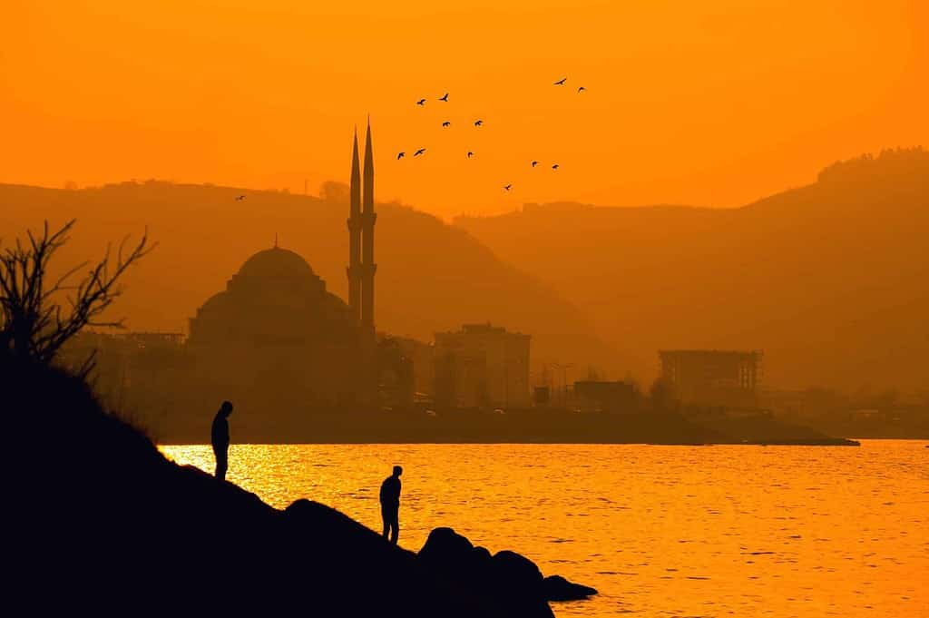 Day 26 night mosque silhouette pexels cc by eyüp belen