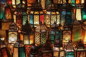 Egyptia carved lamps | Photo by derMolf at Pixabay, CC