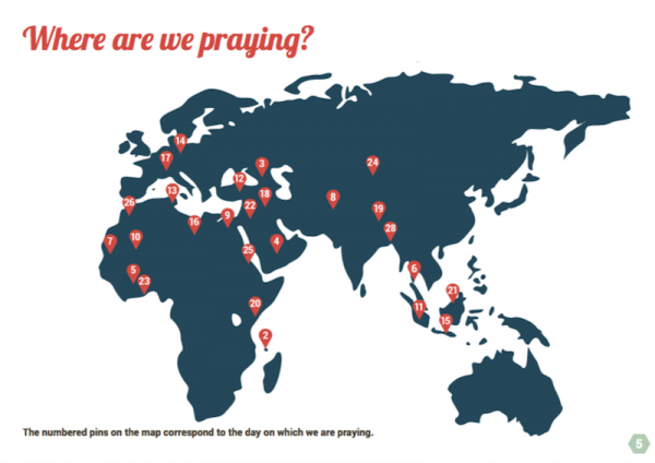 30 Days of Prayer - 2018 (PDF)