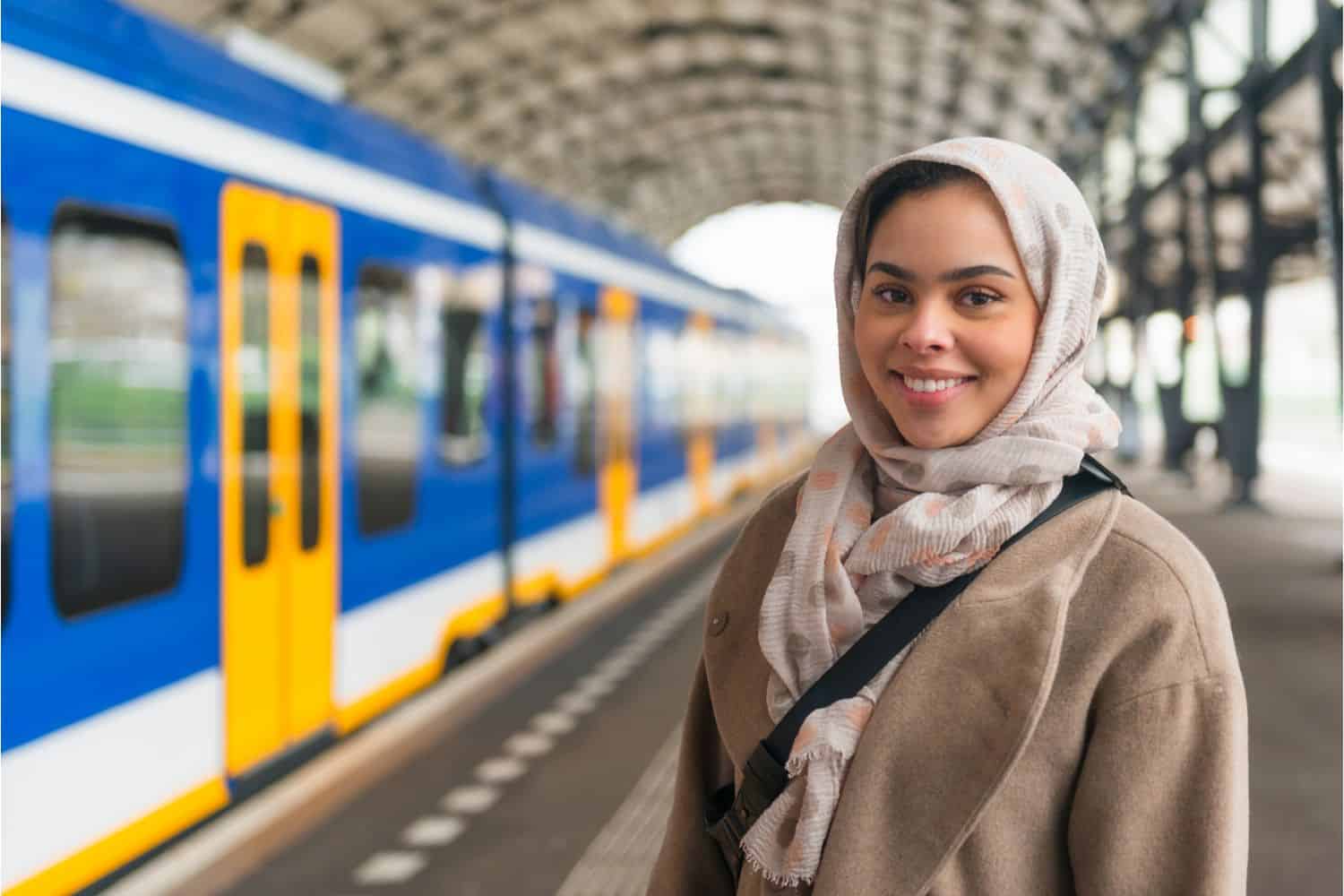 Dutch muslim girl | photo by funky data via getty and canva