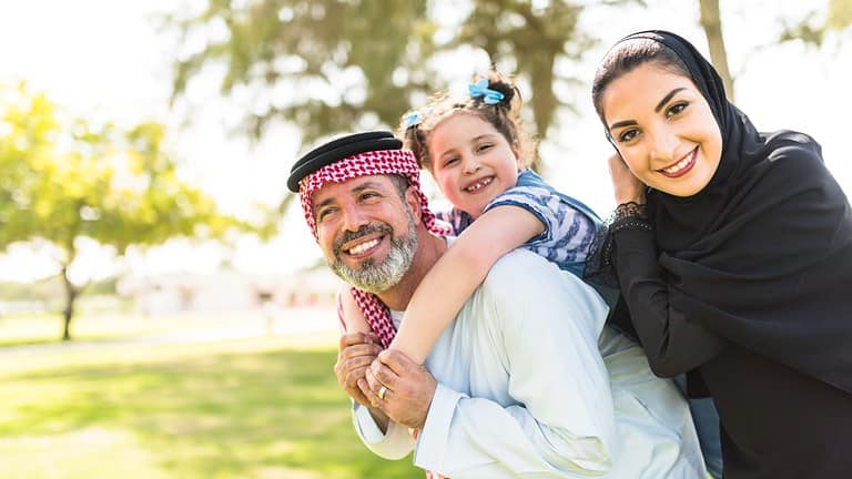 Saudi family - Image by Frank Reporter via Getty