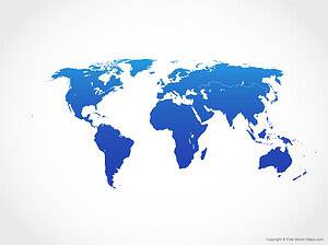 Worldmap Byfreevectormaps