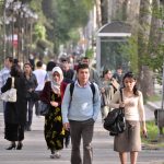 Tajikistandushanbe streetscenemenwomen byvenimarkovski viaflickrcck